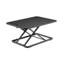Contour Ergonomics Ultra Slim Sit/Stand Desk Converter Workstation Black CE10179