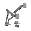 Contour Ergonomics Dual Desk Mounted Monitor Arm Space Grey CE10185