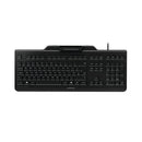 Cherry KC 1000 SC Corded Security Keyboard with Integrated Smartcard Terminal Black JKA0100GB2