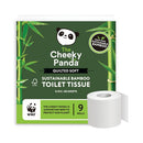 Cheeky Panda Sustainable Bamboo Quilted Toilet Tissue 4-Ply 155 Sheets Per Roll x9 (Pack of 5) QUILT