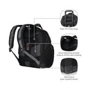 Wenger Synergy 16 Inch Laptop Backpack with Tablet Pocket Black 600635