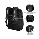 Wenger Cosmic 17 Inch Laptop Backpack with Tablet Pocket Black 653187