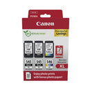 Canon PG-545XL x 2/CL-546XL Ink Cartridges High Yield K/CMY + 4x6 in Photo Paper Value Pack 8286B015