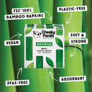 Cheeky Panda Cocktail Napkin x100 Napkins Plastic Free (Pack of 30) PFCNAPKX30