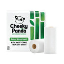 Cheeky Panda 2-Ply Plastic Free Kitchen Roll x2 Rolls (Pack of 5) PFKITCHRL10
