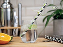 Cheeky Panda Bamboo Paper Straw Black Stripes (Pack of 250) 0111129