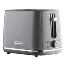 Daewoo Stirling Two Slice Toaster | Reheat & Defrost | 7 Browning Functions | Grey