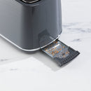 Daewoo Stirling Two Slice Toaster | Reheat & Defrost | 7 Browning Functions | Grey