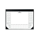 Durable Clear Overlay Calendar Desk Mat 65x52cm Black 7291/01