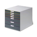 Durable Varicolor 7 Drawer Desktop Organiser Colour Coded A4+ 760727