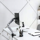 Durable Select Plus Monitor Mount Arm for 1 Screen Up to 32 Inch with Desk Clamp Attachment 509623
