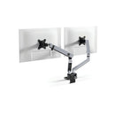 Durable Select Plus Monitor Mount Arm for 2 Screens Up to 32 Inch with Desk Clamp Attachment 509723