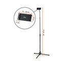 Durable TWIST 360 Gooseneck Tablet and Phone Holder iPad Tripod Stand Black 894201