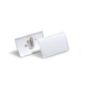 Durable CLICK FOLD Convex Clip and Pin Name Tag Badge Holder 54x90mm (Pack of 25) 8214/19