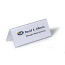 Durable Table Place Name Holder 61x150mm Clear (Pack of 25) 8050