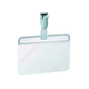 Durable Self Laminating Name Badge with Clip 54x90mm Clear (Pack of 25) 8149/19
