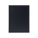 Securit Woody Chalkboard with White Chalk Marker and Mounting Kit 300xx10x400mm Black WBW-BL-30-40