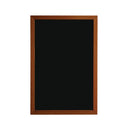 Deflecto Wall Mounted Chalkboard 400x600mm Teak WCB-40-60-TE