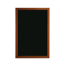 Deflecto Wall Mounted Chalkboard 600x800mm Teak WCB-60-80-TE