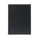 Deflecto Wall Mounted Chalkboard 400x600mm Black WCB-40-60-BLK