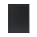 Deflecto Wall Mounted Chalkboard 600x800mm Black WCB-60-80-BLK