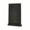 Deflecto Double Sided A4 Countertop Chalkboard Information Display Black (Pack of 4) TCB-A4-BLKX4