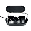 D-Line Cable Tidy Unit 340x120x115 Small Black EU/CTUSmlB/SW