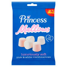 Princess Pink & White Marshmallows 150g