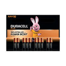 Duracell Plus AAA Battery Alkaline 100% Extra Life Power Boost (Pack of 10) 5016162+