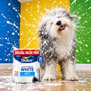 Dulux Walls & Ceilings Matt Emulsion Paint - Pure Brilliant White - 3L