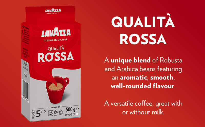 Lavazza Qualita Rossa Ground Coffee 500g - UK BUSINESS SUPPLIES – UK  Business Supplies