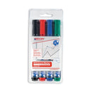 Edding 360 Drywipe Marker Assorted (Pack of 4) 3318999