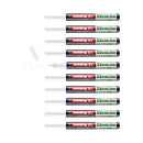 Edding E-51 Water-Based Paint Marker Fine White (Pack of 10) 4-51-049/10
