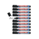 Edding 360 Drywipe Marker Black (Pack of 10) 4-360001