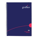 Graffico by 5 Star Polypropylene Wirebound Notebook 140pg A4 EN08818