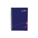 Graffico by 5 Star Polypropylene Wirebound Notebook 140pg A6 EN08826