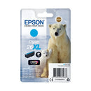 Epson 26XL Polar Bear Ink Cartridge High Yield Cyan C13T26324012