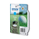 Epson 34 Golf Ball DURABrite Ultra Ink Cartridge Cyan C13T34624010