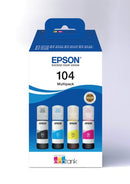 Epson 104 EcoTank Ink Bottle CMYK Multipack C13T00P640