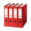 Esselte No 1 Lever Arch File Slotted 75mm A4 Red (Pack of 10) 811330
