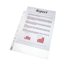 Esselte Pocket Top Opening Embossed A4 Clear (Pack of 100) 23752