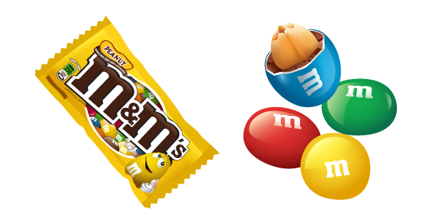 M&M Chocolate Peanuts 24 x 45g Bags