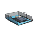 5 Star Wire Mesh Letter Tray Black 287878