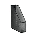 5 Star Mesh Magazine Rack Scratch Resistant with Non-Marking Rubber Pads A4+ Black 287934