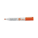5 Star Drywipe Marker Bullet Tip Xylene/Toluene-free 3mm Line Red (Pack of 12) 296131