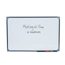 5 Star Magnetic Drywipe Board Steel Trim with Fixing Kit and Detachable Pen Tray 900x600mm 424119
