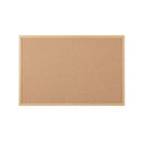 5 Star Cork Noticeboard Oak Effect Frame 900x600mm FS669041
