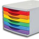 5 Star 6 Drawer Tower 6x30mm 180mm Rainbow FS677826
