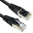 5 Star Cat6A S/STP LSOH Patch Cable Snagless 5m Black FS686962