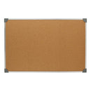 5 Star Cork Board with Wall Fixing Kit Aluminium Frame 900x600mm 940597